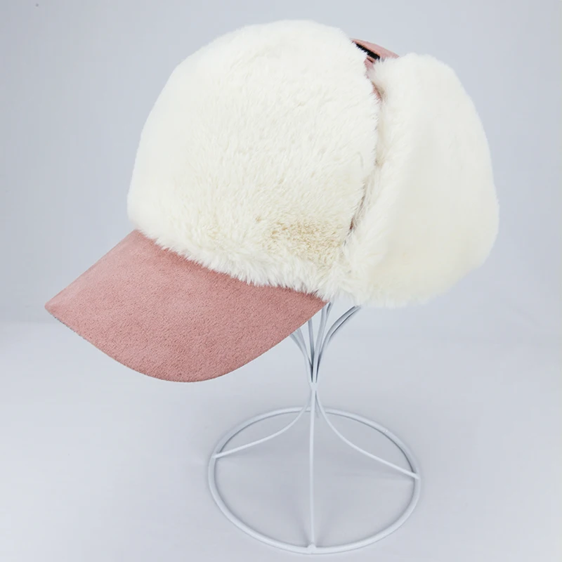 Русская Ушанка шерстяная шапка для взрослых зимняя теплая бейсбольная уличная