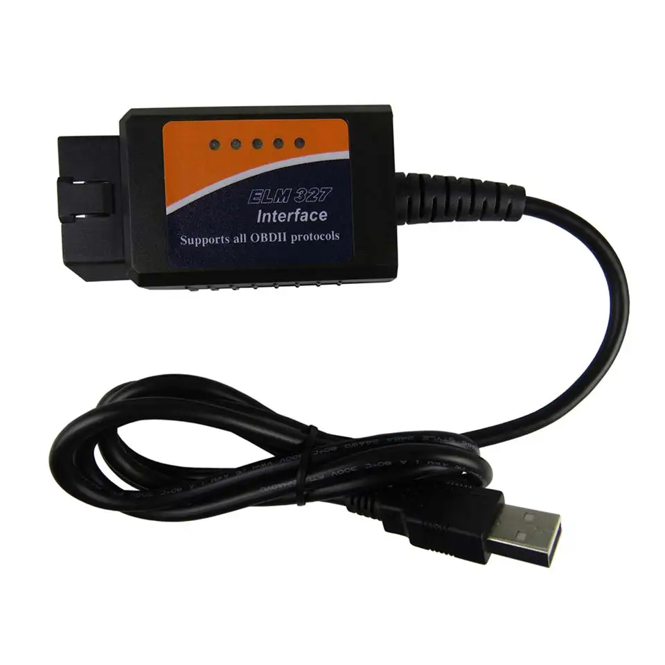 ELM327 USB V1.5 ODB2 Автомобильный диагностический интерфейс сканер FT232RL чип ELM 327 в 1 5 OBDII