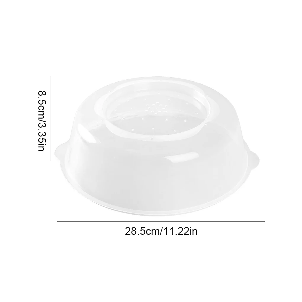 

1pc Microwave Heating Cover Splash-proof Food Cover Plastic Oven Heating Lid Heat-resistant Kitchen Oven Dish Cover