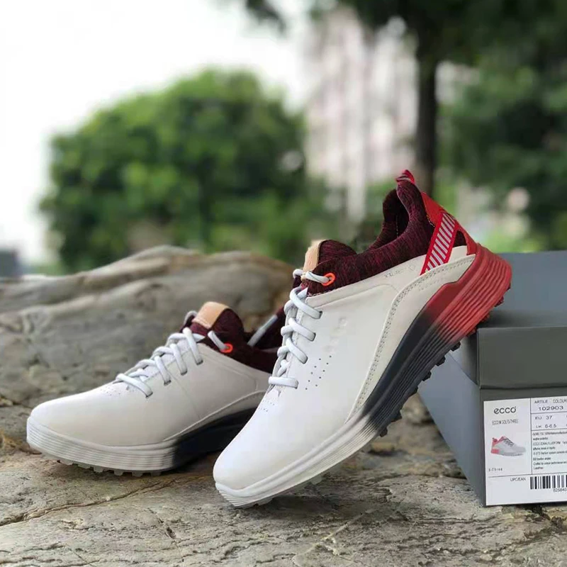 

Brand New Golf Sneakers for Women Genuine Leather Anti Slip Golf Shoes Spike Autumn Wearable Comfortable Female Golf Shoe