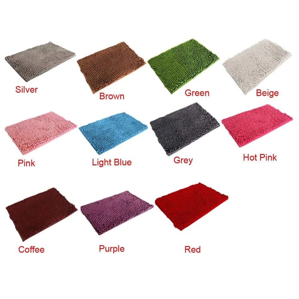 Мягкий ворсистый Нескользящий Впитывающий Коврик для ванной коврики душа коврик