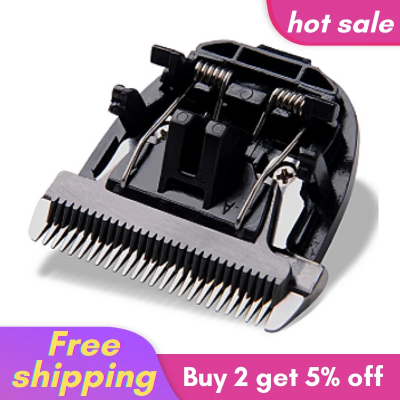 

High Quality Black Ceramic Titanium Knife Pet Dog Hair Trimmer Blade Clipper Head for BaoRun P2 P3 P6 P9 S1 LILI ZP-295 ZP-293 4