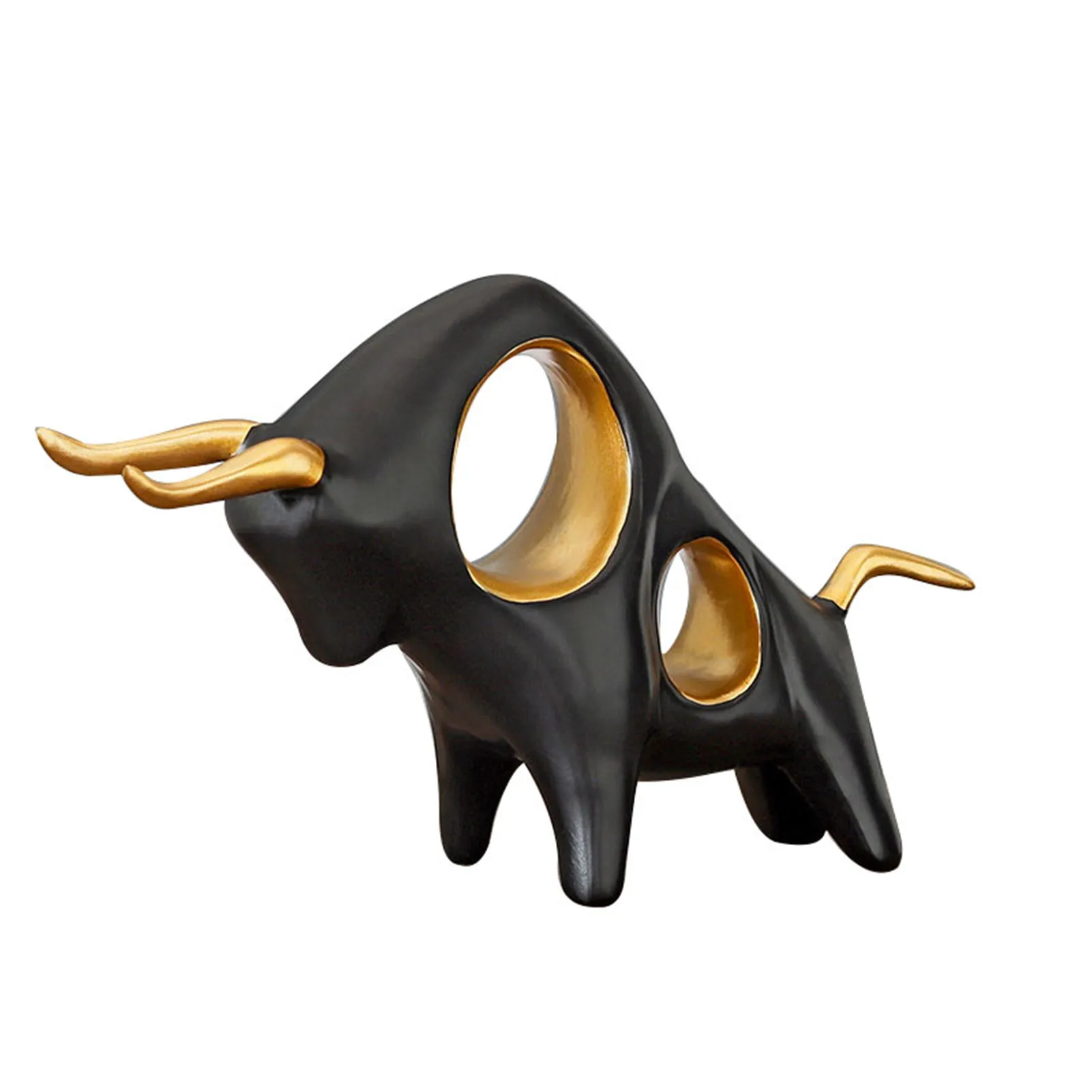 

2021 Chinese Zodiac Year of the Ox Resin Craft Home Decorations Happy New Year Good Wishes for Friend Family DTT88