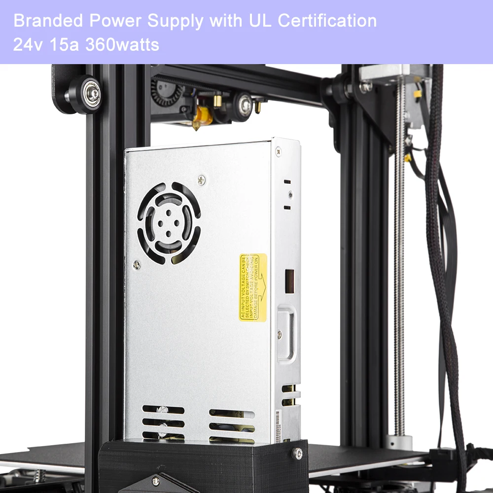Принтер CREALITY 3D Ender-3 Pro для печати масок с магнитной платформой и функцией возобновления печати после отключения питания, комплект с блоком питания Mean Well.