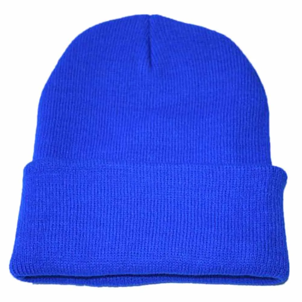 

2020 Winter Man Woman Caps Candy Color Knitted Cute Hat Unisex Wool Blends Soft Warm Beanie Girls Boys Bonnet Cap Unisex Hat