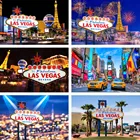 Mehofond Лас-Вегас вечерние для фотосъемки с изображением города светильник ночь казино фотографического Фоны для фото студии реквизит для фотосессии