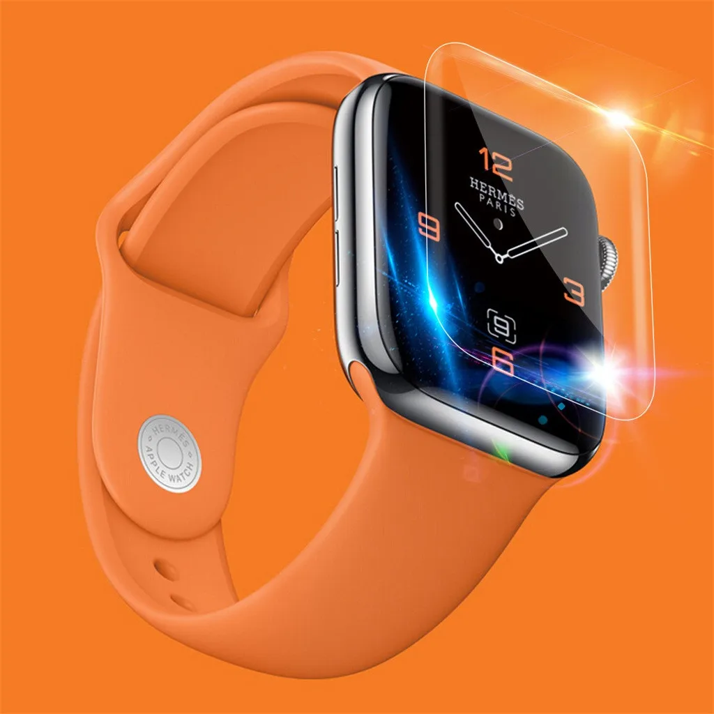 3/5 упаковок Взрывозащищенная защитная пленка из ТПУ для IWatch Series 5 40 мм 44 Смарт-часы