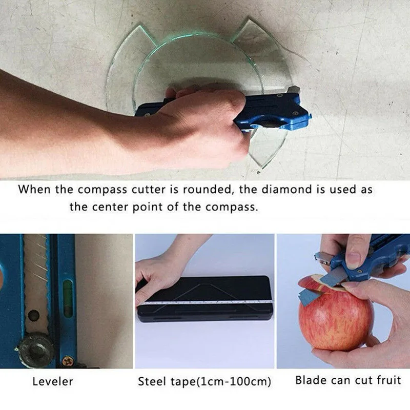 

Multifunction Glass Tile Cutter Carbon Atoms Blades Ceramic Plastic Cutting Tool DSD666