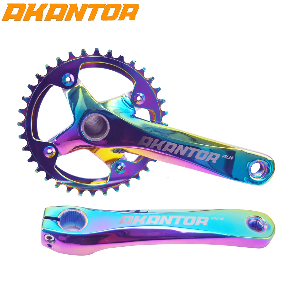 

Mtb Crankset Integrated Hollowtech 2 Crank Mountain Bicycle BCD104mm Cycle Bicycle 170 175mm Bike Parts