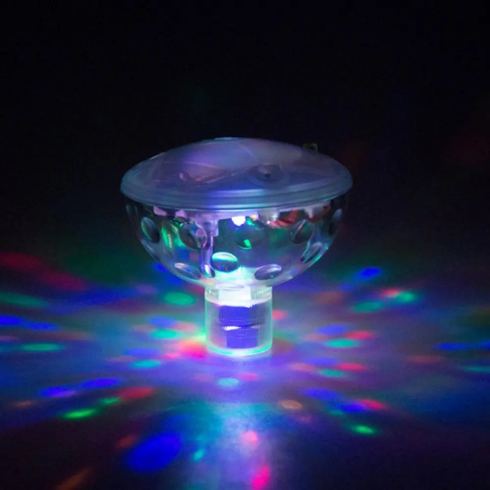 

Батарея питание подводный фонтан светильник диско Spa освещение для ванной светильник бассейн плавающая лампа светодиодный светильник Детс...