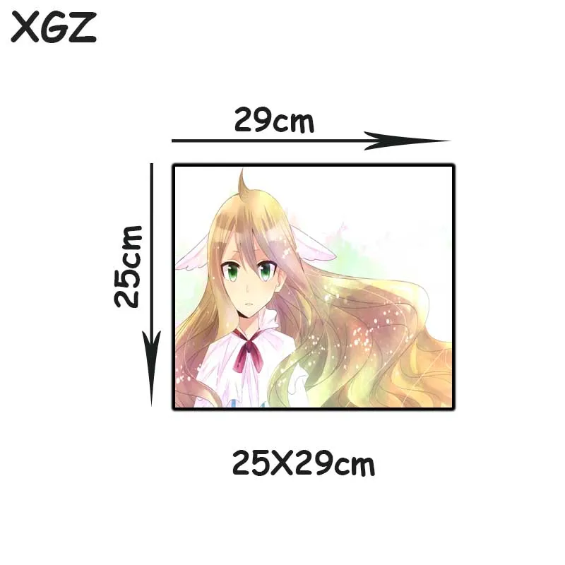 

XGZ Large Computer Desk Mat Black Precision Lock Edge Fairy Tail Cartoon Cute Girl Custom Gaming Mouse Pad Rubber Non-slip Xxl