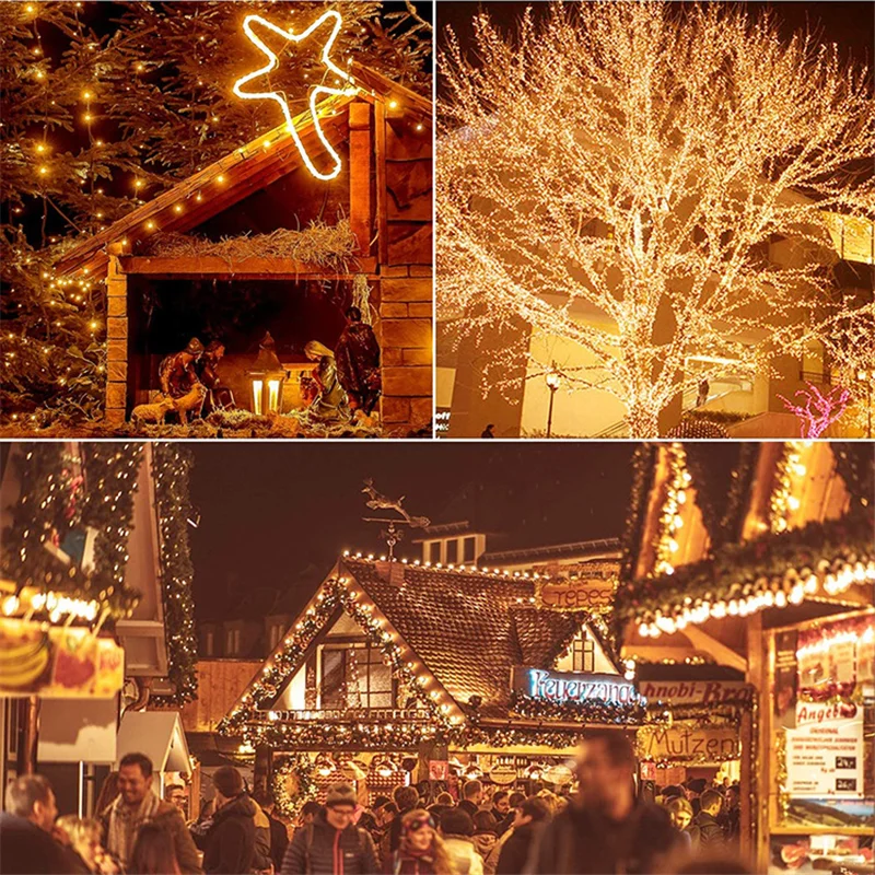 

Solar Led Light Outdoor Led String Fairy Light Garland Solar Light Solar Lamp for Christmas Wedding Party Holiday Lighting Decor