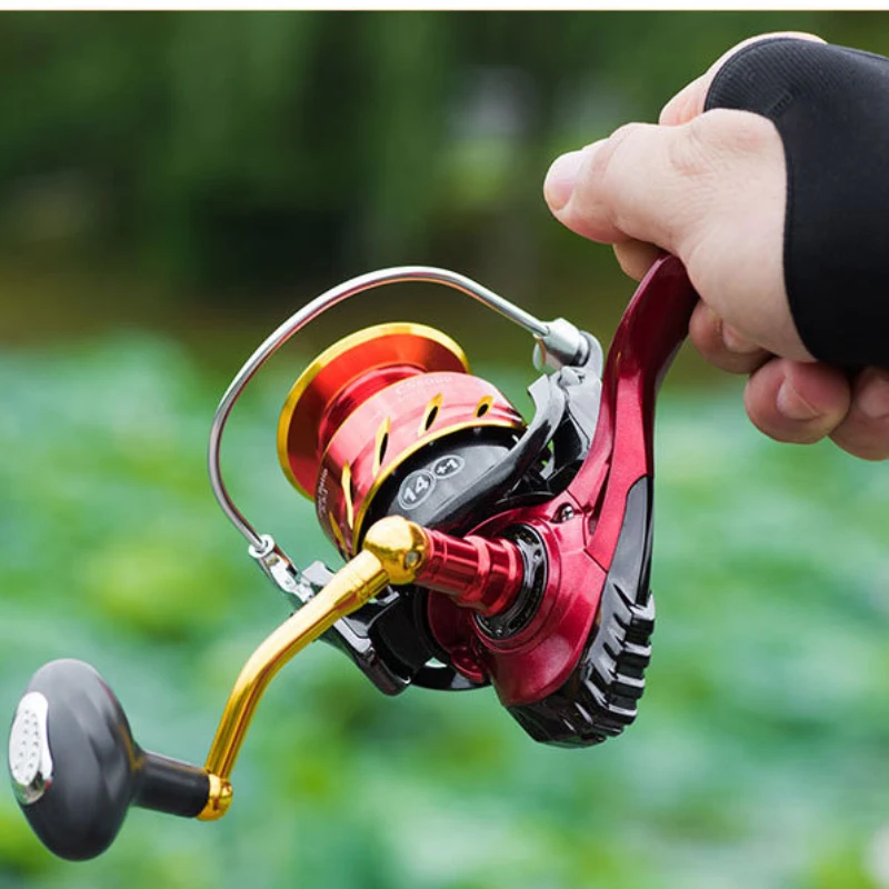 

Hight Quality CS1000-7000 12BB One way bearing Spinning Reel carp fishing reel All metal spool spinning Reels