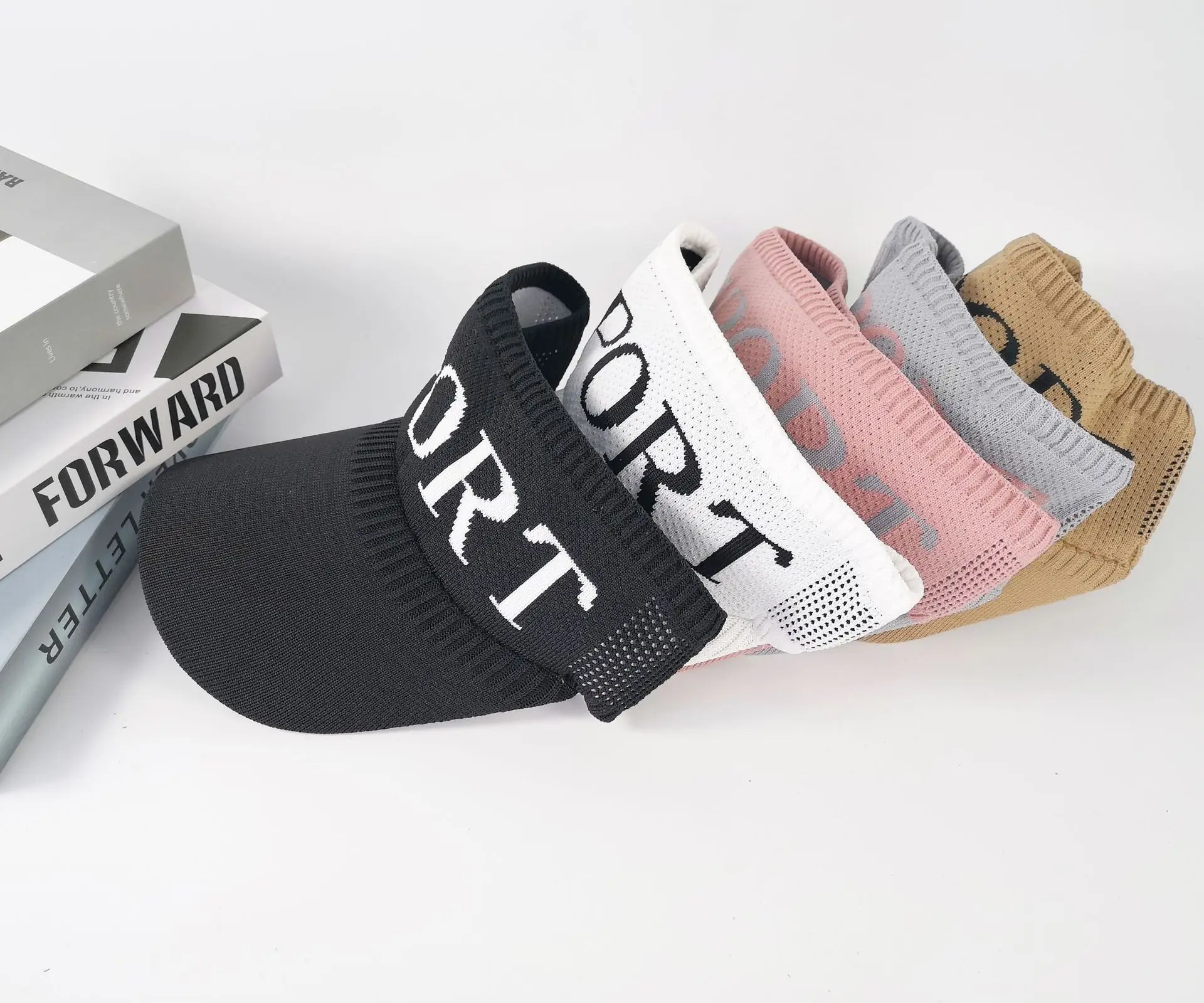 

Летняя спортивная солнцезащитная Кепка для женщин, регулируемая трикотажная женская футболка с вышивкой, пустая теннисная детская Солнцез...