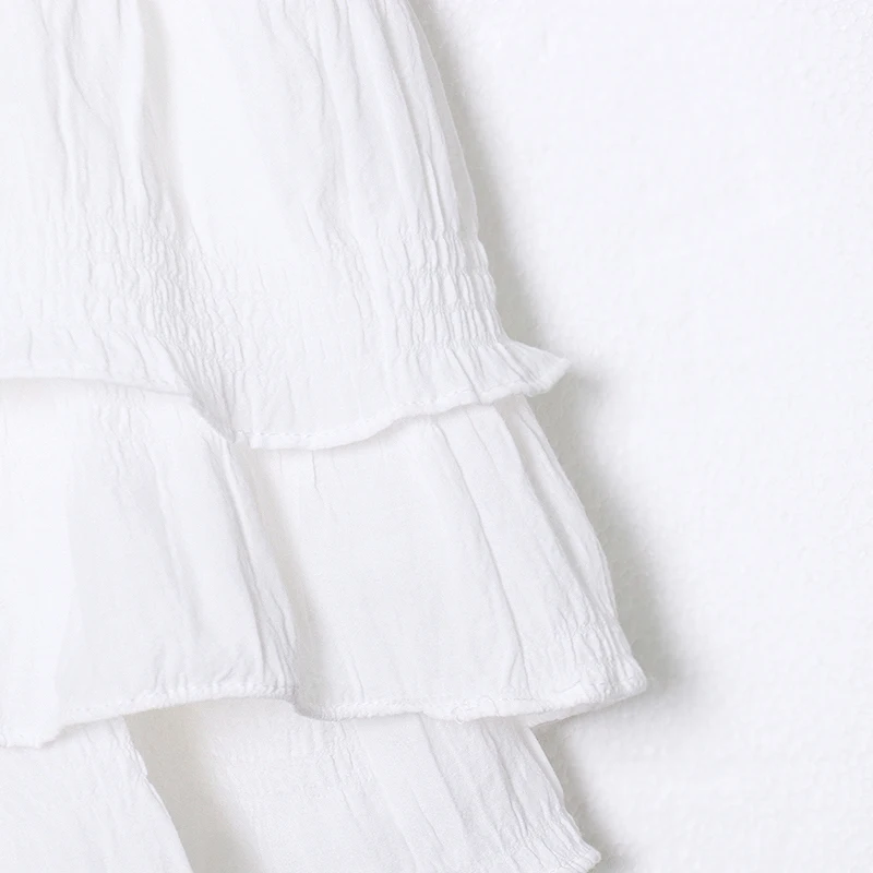 

SISPELLD Patchwork Ring Women's Dress Deep V Neck Short Sleeve High Waist Slimming Hollow Out Ruched For Female Dresses Tide