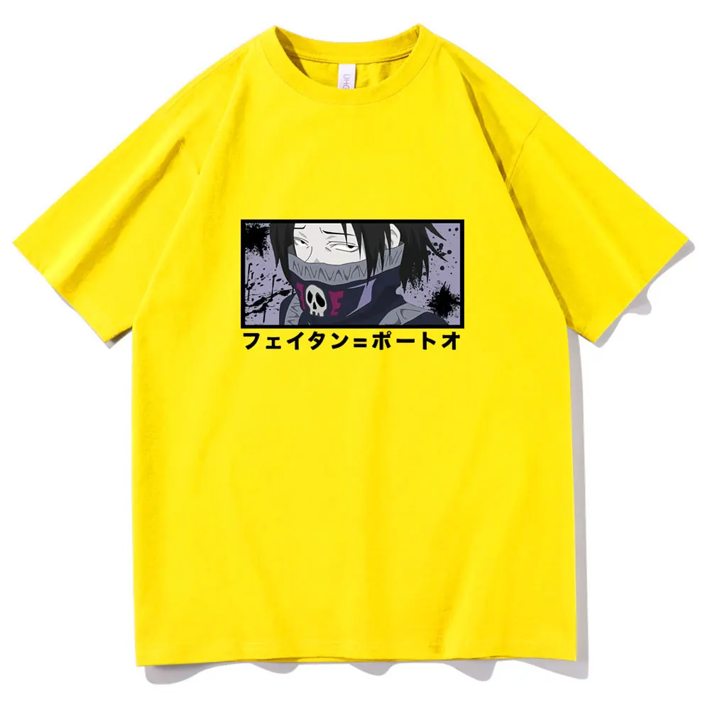 

Japan Fashion Anime HXH FEITAN Graphic Print Tshirt Men Women Oversized T Shirts Daily Casual Loose Tee Man Tops Male Punk Tee
