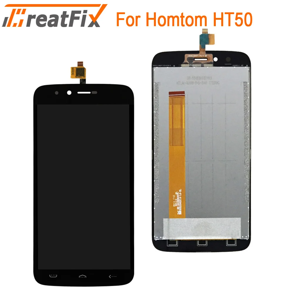 Протестированный для HOMTOM HT50 ЖК-дисплей+ сенсорный экран дигитайзер сборка Замена для ht50