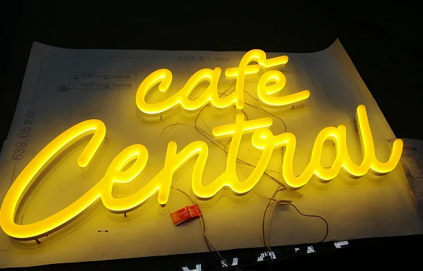Colorful Fake Acrylic Neon Light Customized 3D LED Sign for Coffee Bar Xmas Decoration | Advertising Lights