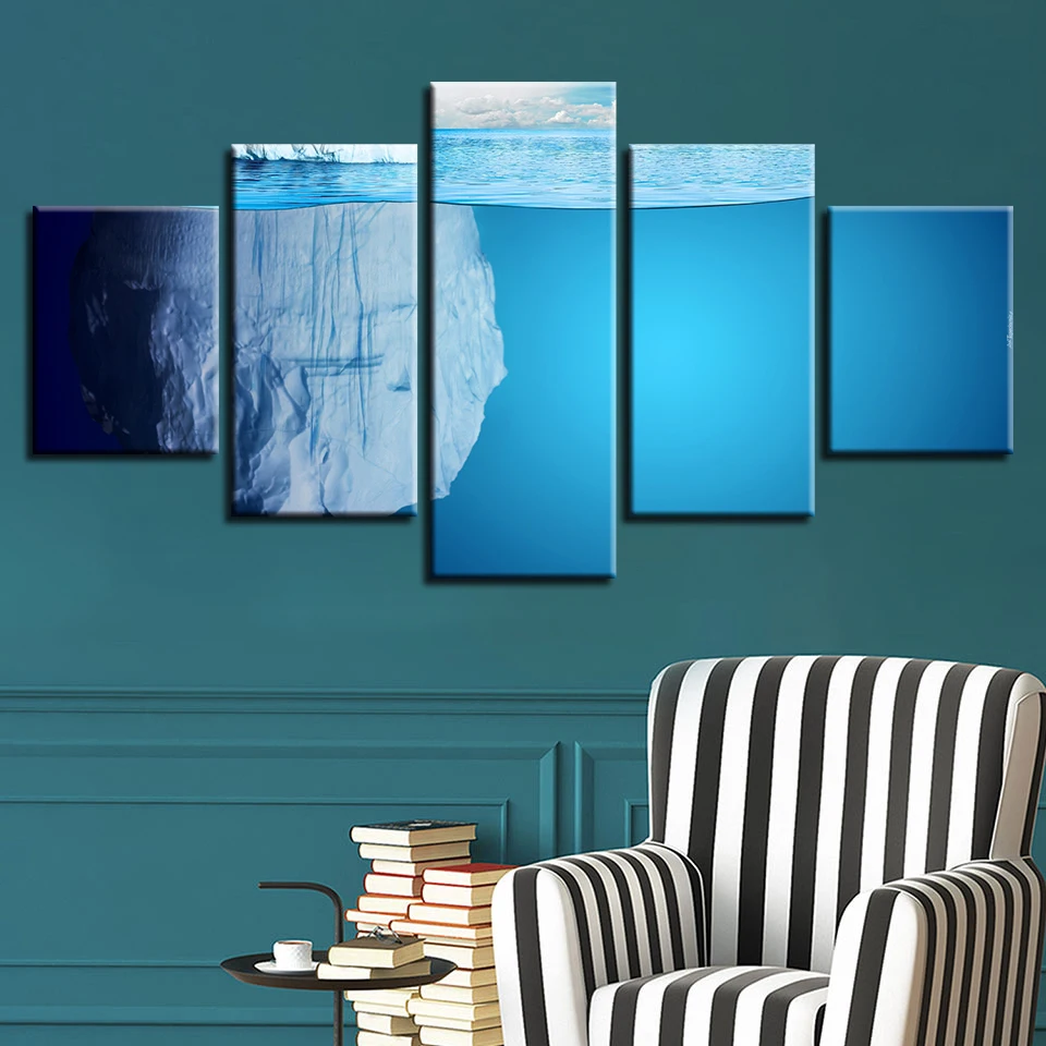 Пейзаж с изображением моря пляжа восход на океане Маяк Тропический 5 шт.