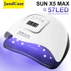 Лампа SUN X5 УФ светодиодный LED для сушки ногтей, сушилка для гель-лака с датчиком движения, ЖК-дисплей, сенсорный выключатель, лампа для маникюра