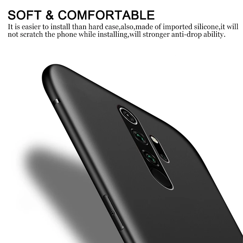 Case for Xiaomi Redmi Note 8 7 7A Silicone Armor Shockproof Cover Phone Luxury For 8A | Мобильные телефоны и аксессуары