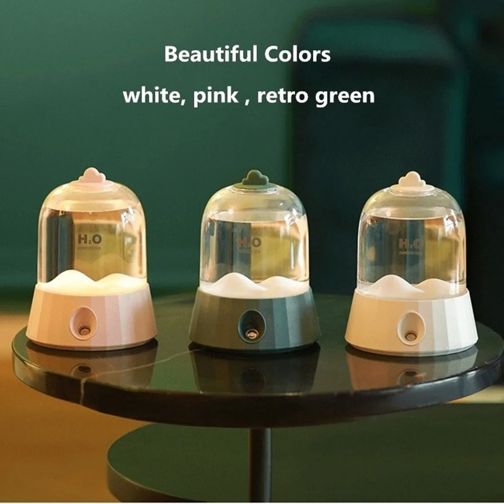 

Wireless Air Humidifier USB Portable Aroma Diffuser 2000mAh Battery Rechargeable Essential Oil Humidificador With Lamp For Home