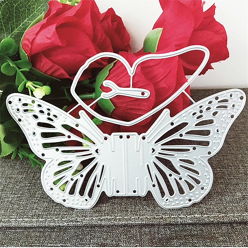 

Butterflies Dies Metal Cutting Dies Scrapbooking Card Making Album Embossing Crafts Paper Stencil Animal Dies