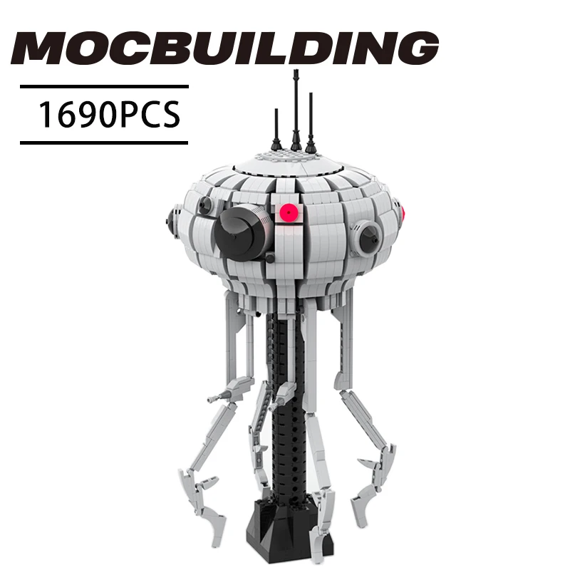 

Строительные блоки Sapce MOC Wars, антигравитационный плавающий разведчик, робот, Императорский сепаратист, зонд, наборы моделей дроидов, DIY Кирпи...