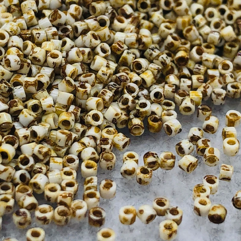 2000 шт. японские бусины Миюки дельки для рукоделия цветные с покрытием Пикассо