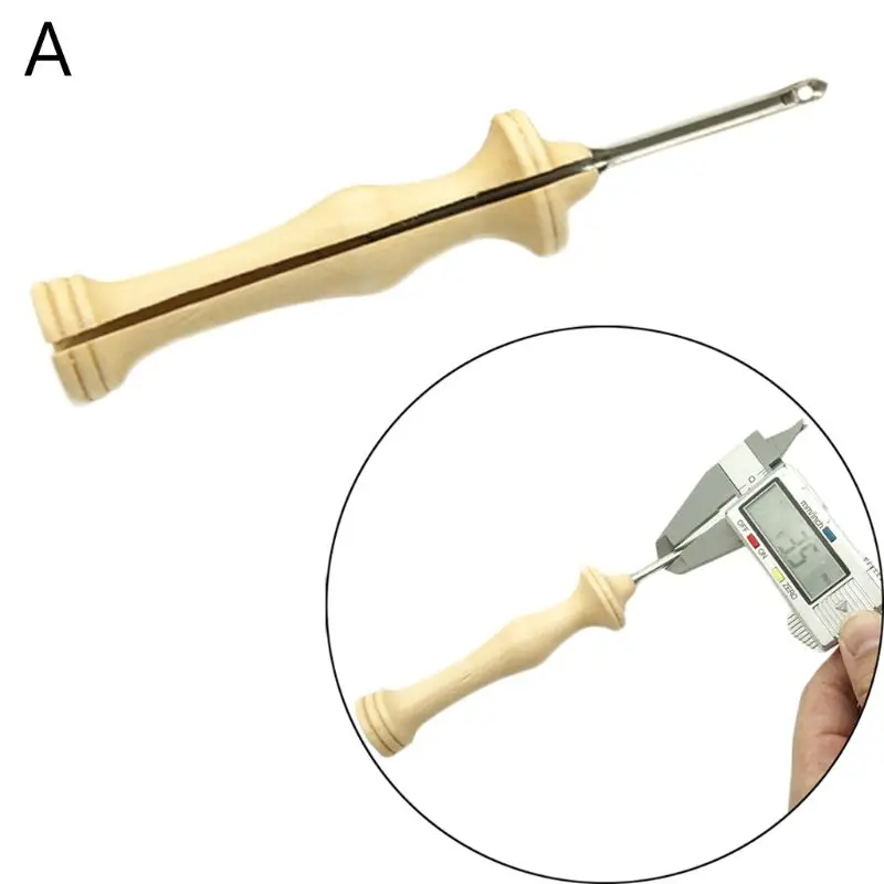 

Knitting Embroidery Punch Threader Needle Pen Side Slit Sewing Accessories DIY 517E
