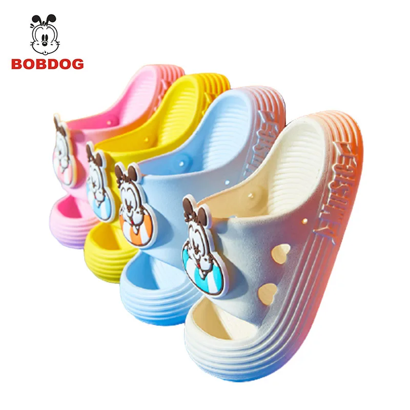 

Bobdog children's shoes summer cute cartoon boys and girls baby anti-collision home bathing non-slip lightweight sandals