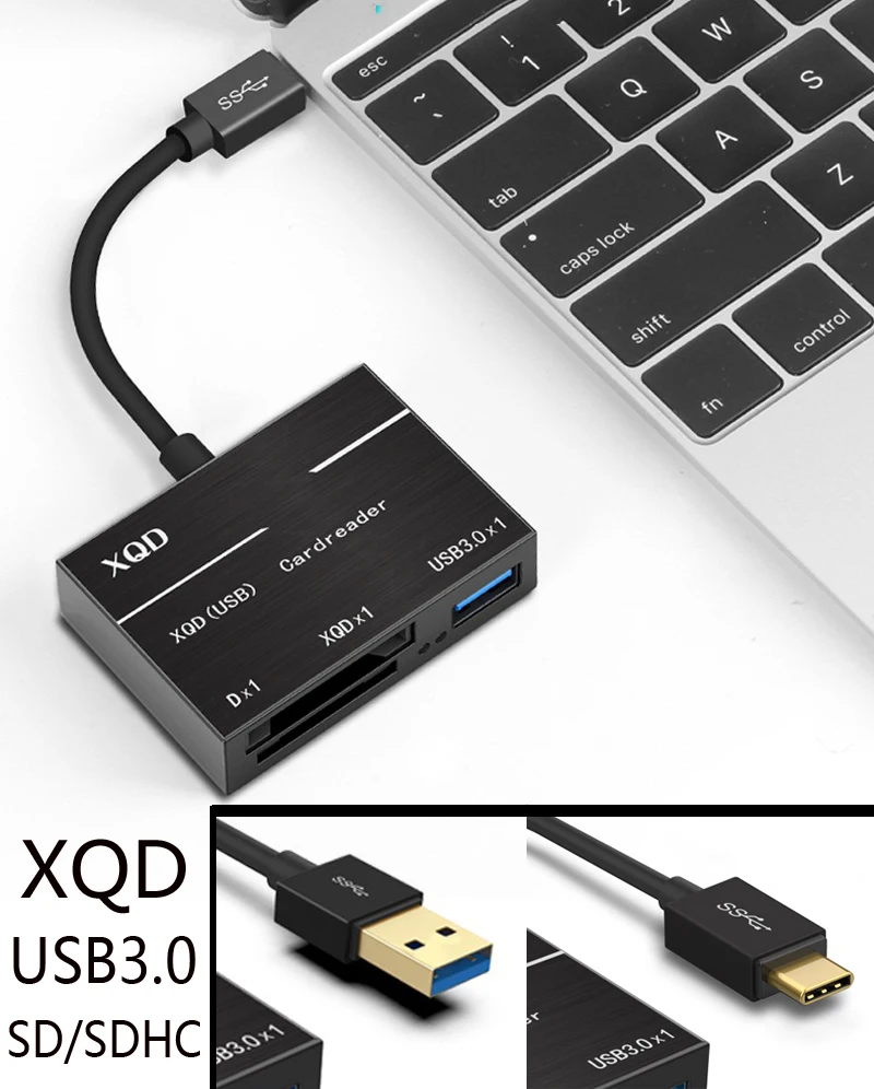 USB 3 0/Type C XQD SD кардридер 500 МБ/с./с высокоскоростной комплект для камеры адаптер Sony