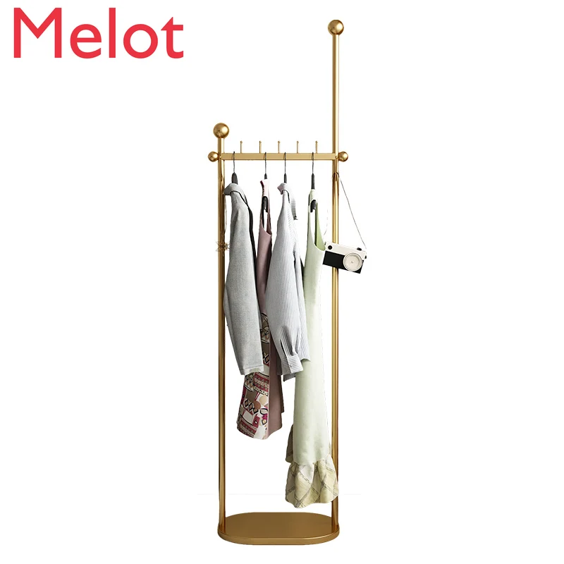 

Fashion European Style Luxury Metal Hallstand Modern Minimalist Floor-Standing Home Storage Rack