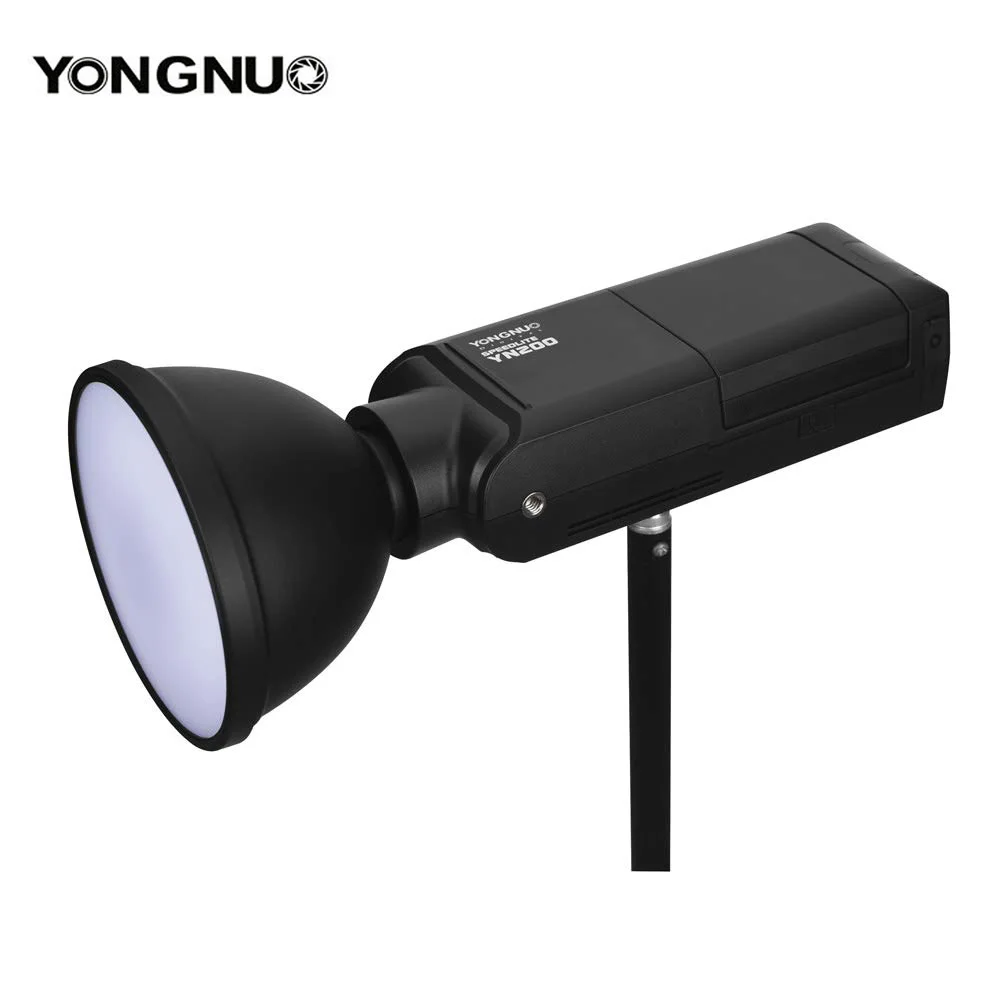 Светодиодная лампа для видеосъемки YONGNUO YN200 вспышка светильник ttl фотокамер Speedlite HSS 2,4G 200W Батарея с Тип usb C совместимый YN560-TX(II)/YN560-TX Pro/YN862 для Canon Камера