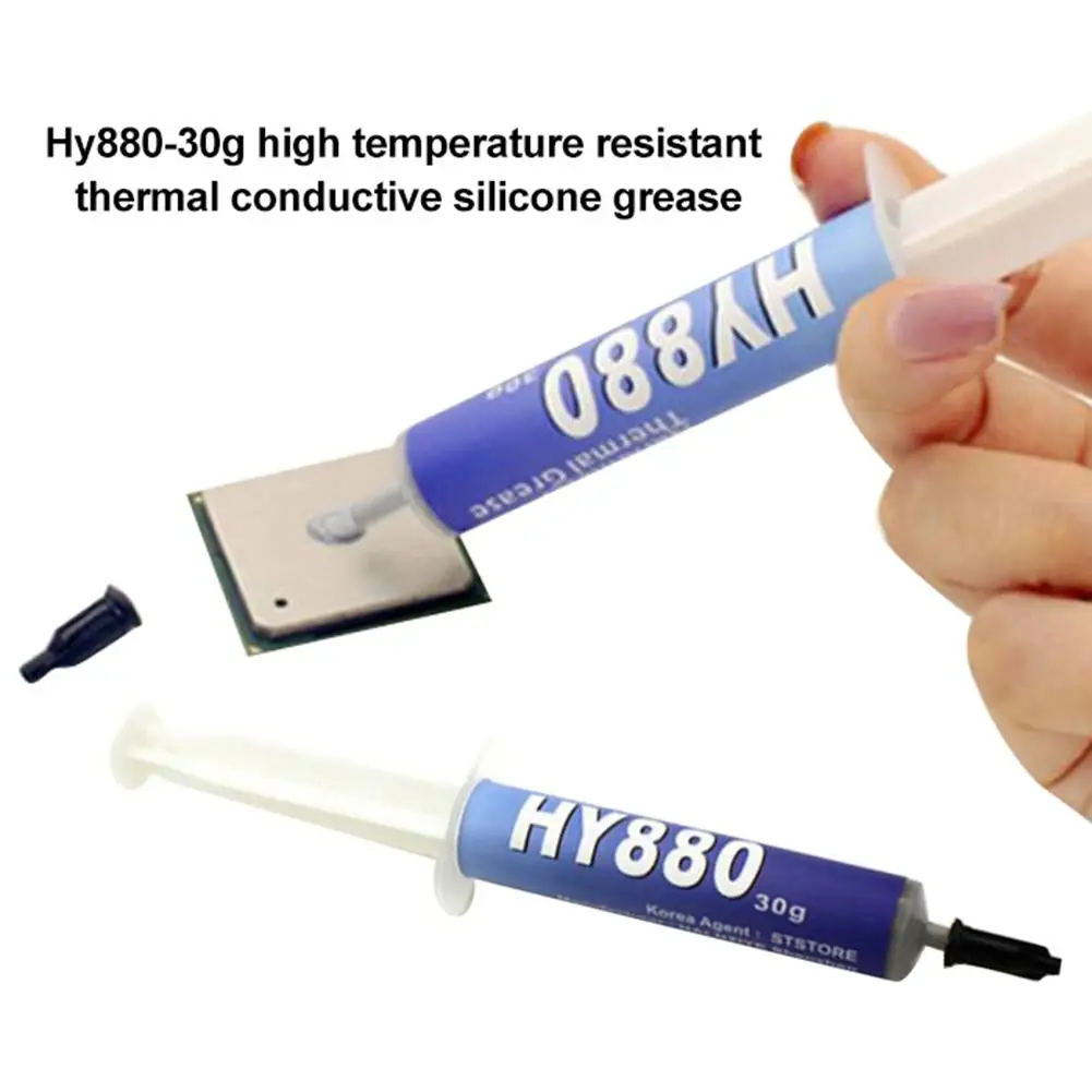 

HY880-30G CPU Cooling 2019 Graphics Card Thermal Paste Silicone Cooler Tube Chip Processor Compound Grease for Computer CPU