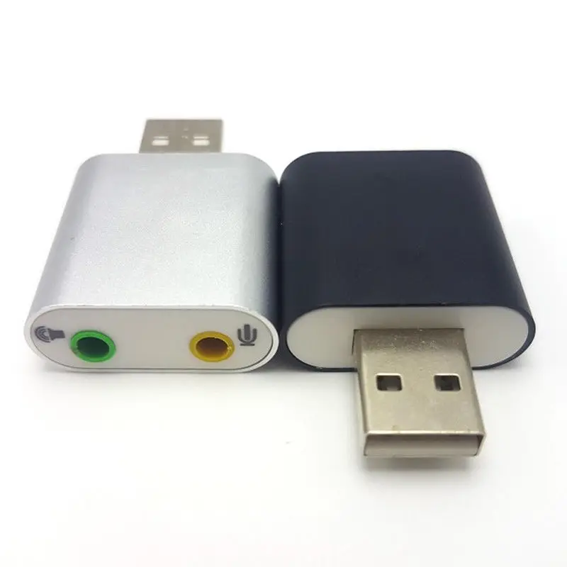 7 1 USB звуковая карта Внешний адаптер аудио 3D стерео разъем 3 5 мм наушники