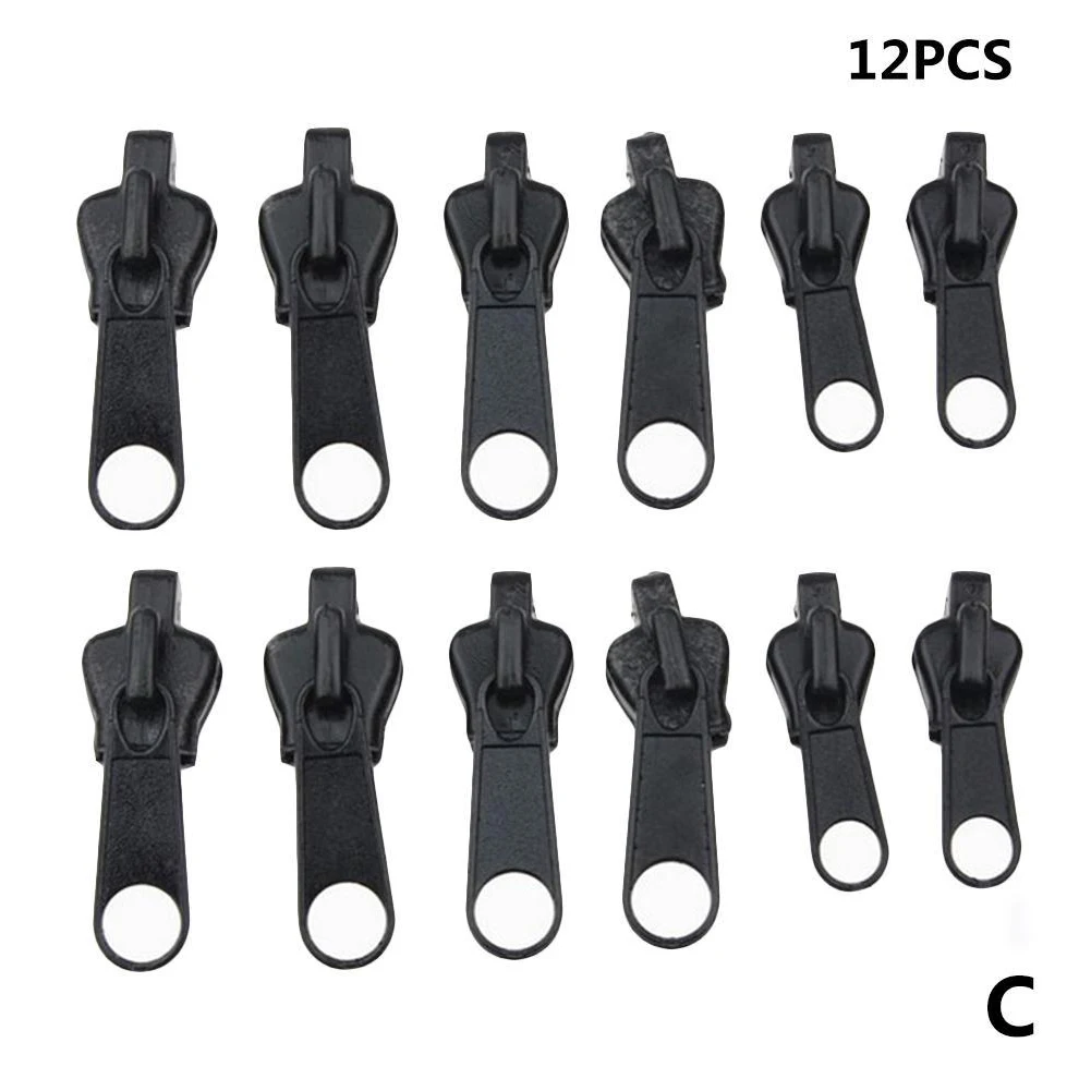 

6/12Pcs Universal Instant Fix Zipper Repair Kits To Replacement Zip Slider Teeth Rescue New Design Zippers Sewing Clothe Zipper