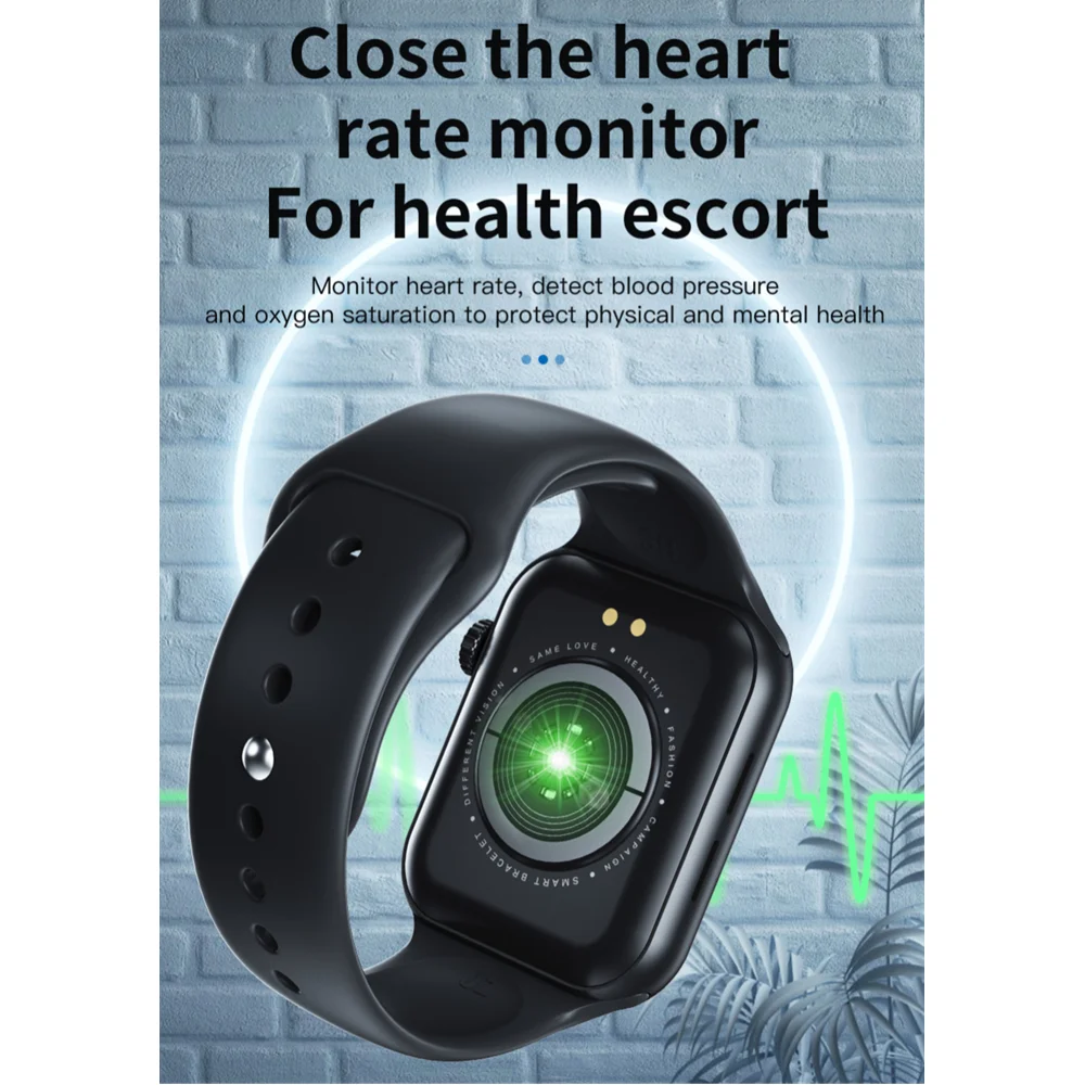 

Z20 Smart 1.78 Inch Big Color Screen Heart Rate Blood Pressure Call Dual UI Multi-language Sports Bracelet Watch Android IOS