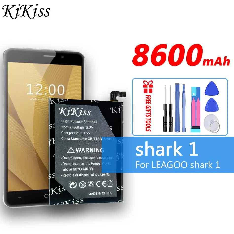 

8600mAh Battery For LEAGOO Shark 1 Mobile Phone In Stock Latest Production High Quality Battery+Tracking Number