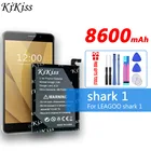 Аккумулятор 8600 мА  ч для LEAGOO Shark 1 мобильный телефон в наличии, высококачественный аккумулятор + номер отслеживания
