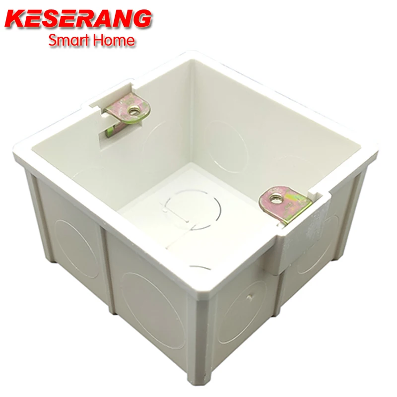 Высокое качество 86*86 мм кассета универсальная белая распределительная коробка