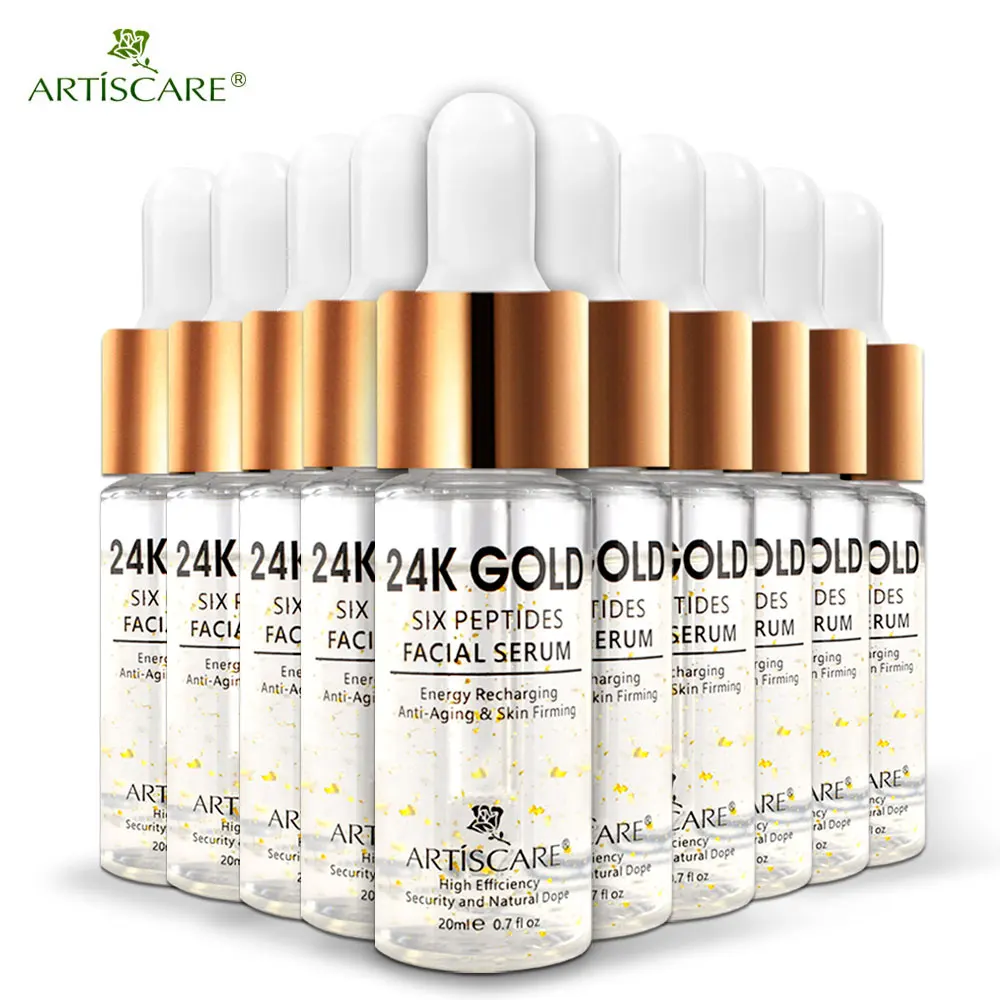 ARTISCARE 24K Золотая шесть сыворотка с пептидами крем для лица против старения морщин