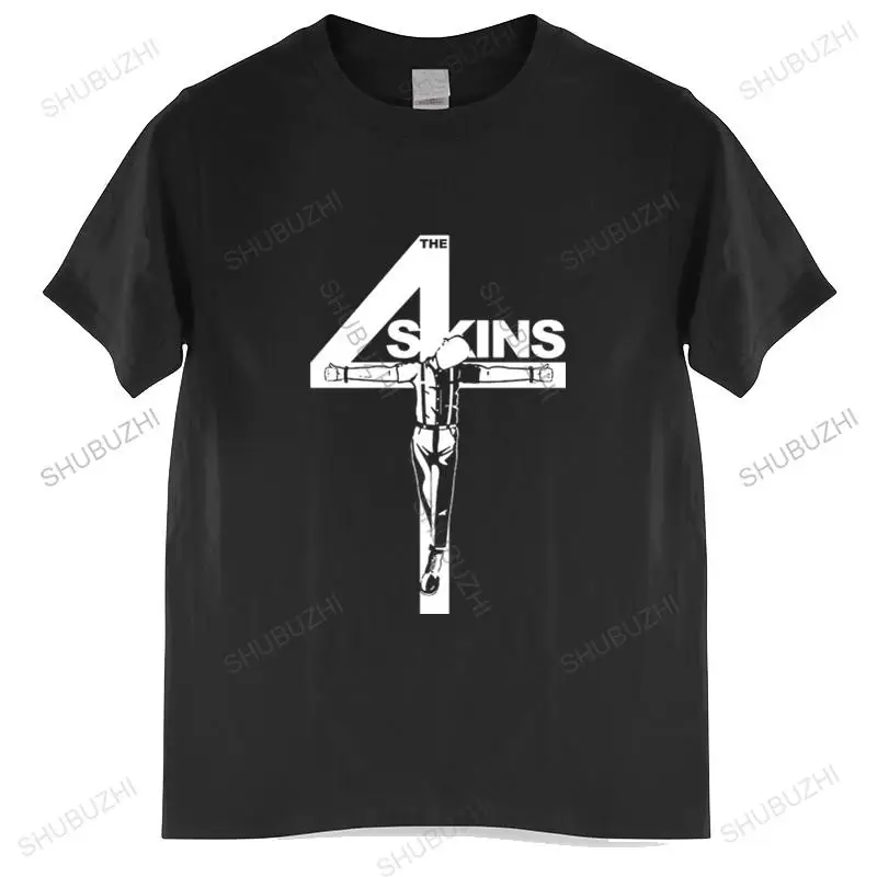 Женская летняя футболка The 4 Skins Oi Мужская в стиле Uk Punk уличная панк с скинами