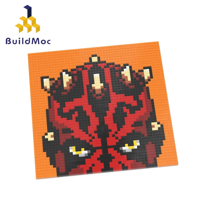 

BuildMoc Building Module Brick Art Mosaic New Year Gift Birthday Gift Artwork Difficult Assembling DIY Building Block Model