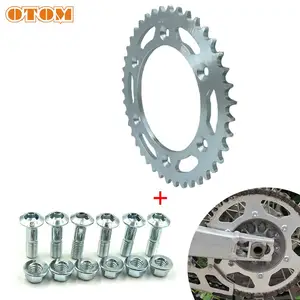 otom chain rear sprocket 41t 45t 47t 50t 52t 56t 60t for honda crf250i crf450 xr250 cr250 xr400 crf450x cr500 xr650r motor bike free global shipping