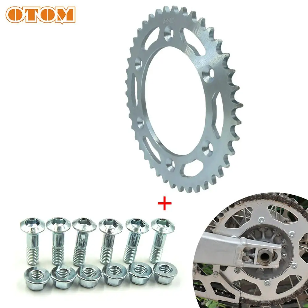 Задняя звездочка цепи OTOM 41T 45T 47T 50T 52T 56T для HONDA CRF250l CRF 450 XR250 CR250 XR400 CRF450X CR500 XR650R MX