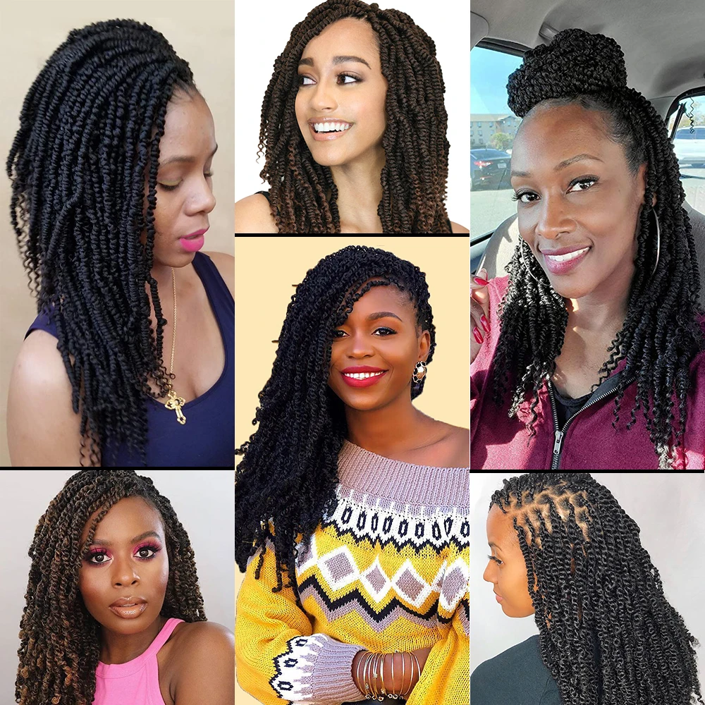 Весенние плетеные косички для вязания крючком 70 г/упак. Омбре цвета