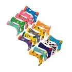 Разноцветные носки унисекс с рисунком фруктов и овощей