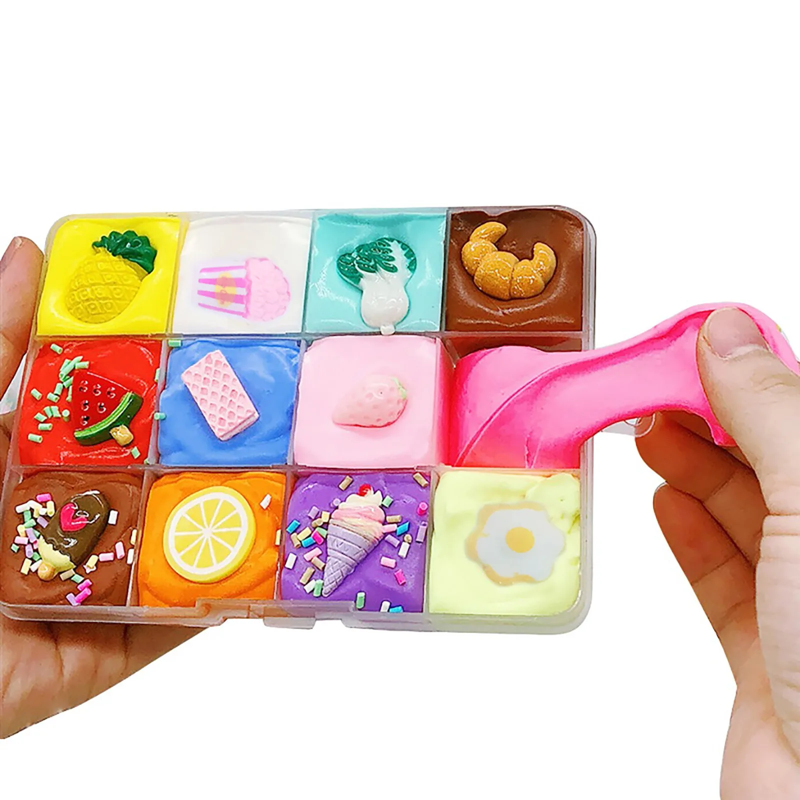 

200ml 9 Colors Plasticine Modelling Clay Diy Soft And Non-sticky Slime Kids Active Part Toy Cloud Slime Fluffy Polymer Toys#85