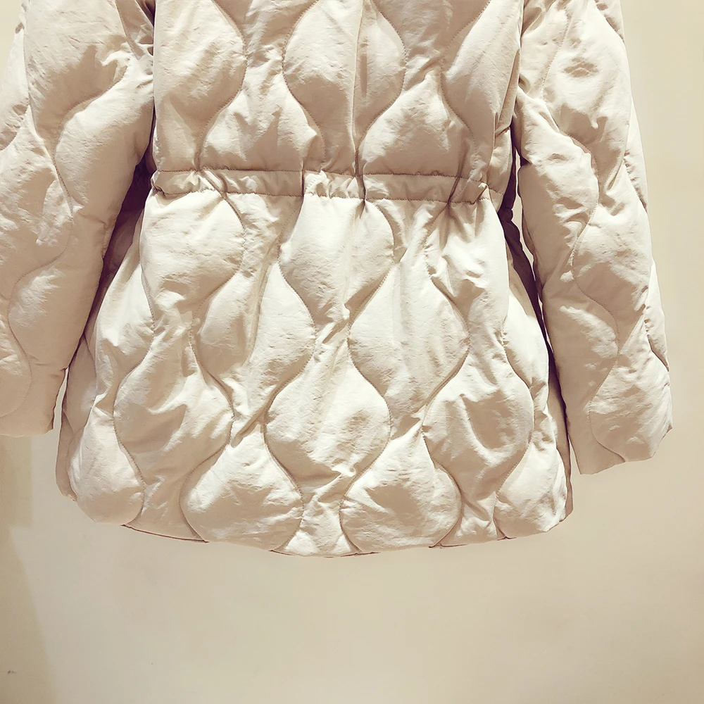 Женский пуховик теплая длинная куртка с капюшоном облегающие парки длинным